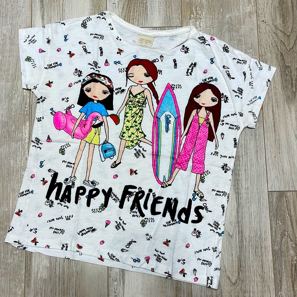Zara Girl's t-shirt Size: 8